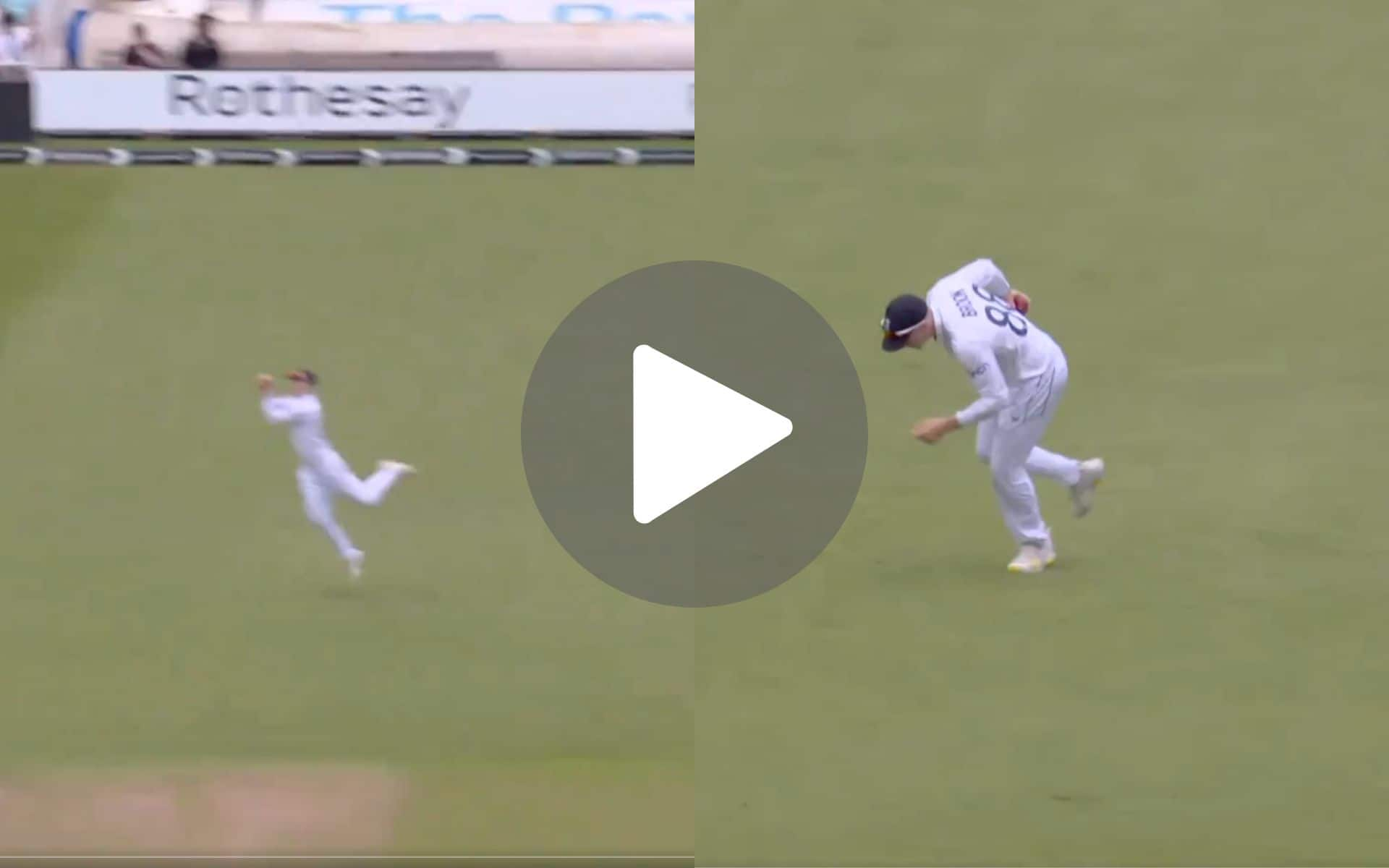 [Watch] Harry Brook Flies Like A Bird To Take A Stunning Catch In ENG vs WI 2nd Test